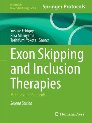 cover image of Exon Skipping and Inclusion Therapies